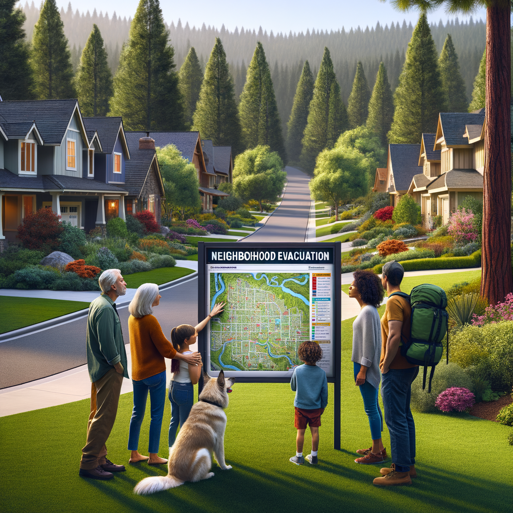 Neighborhood Evacuation Route Mapping Insights for February