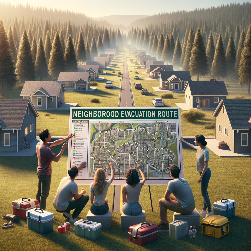 Neighborhood Evacuation Route Mapping Insights for March