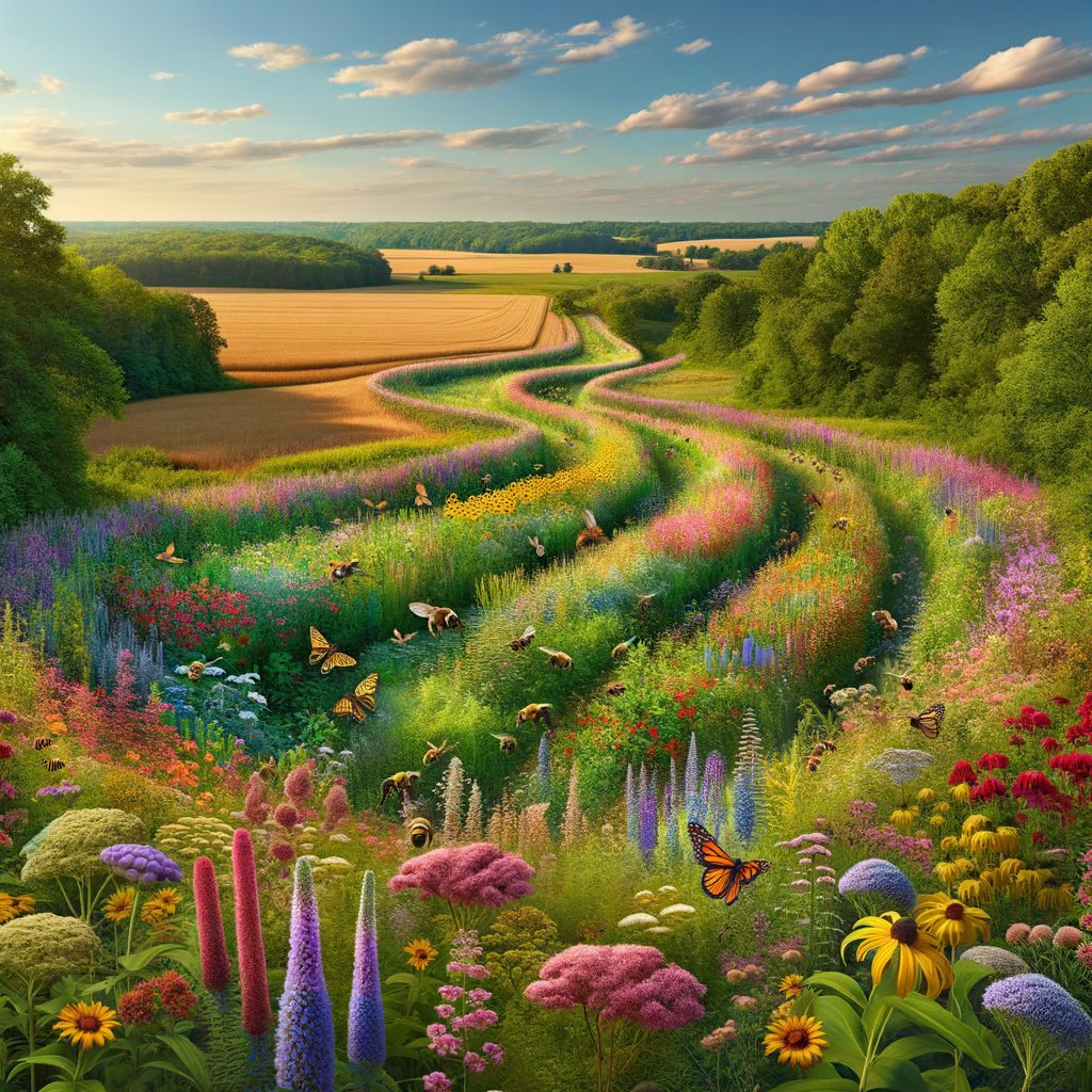 Pollinator Corridor Design Insights for June